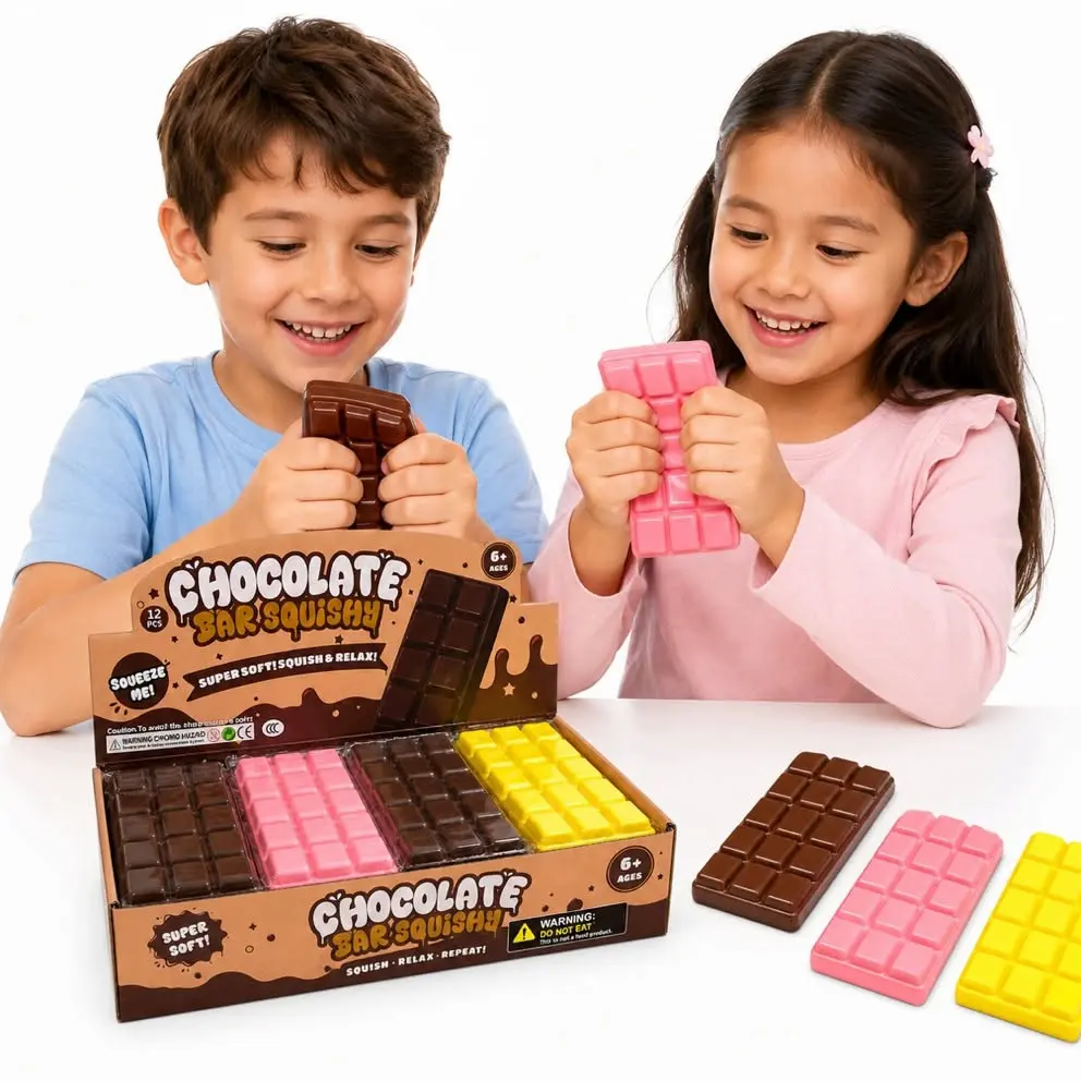 Chocolate Bar Squishy sensory stress-relief toy