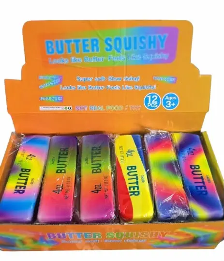 Rainbow Butter Squishy toy