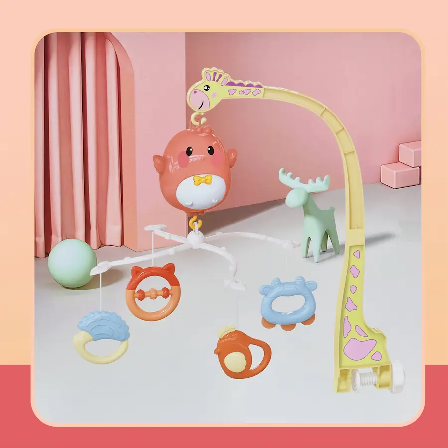 Musical baby crib mobile