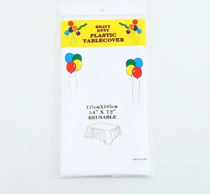 Table cover reusable white