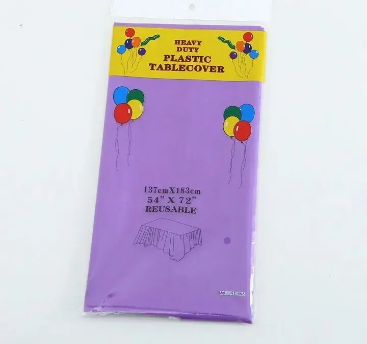 Table cover reusable purple pastel