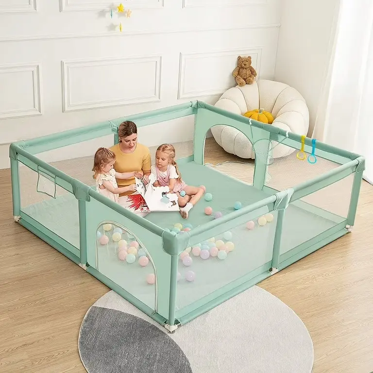 Large Baby Playpen 200*180*66cm(fence), with handles