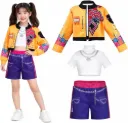 K-Pop Rumi Costume for girls, 3 pieces
