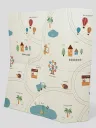 Foldable, double-sided foam baby crawling play mat  Dimensions: Length: 180cm*Width:160 cm*Thickness: 1 cm