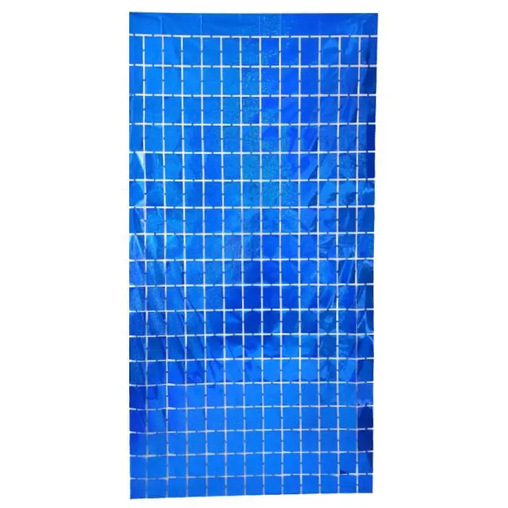 Square foil curtain (Blue)