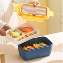 Lunch box featuring separate compartments to keep different food items organized