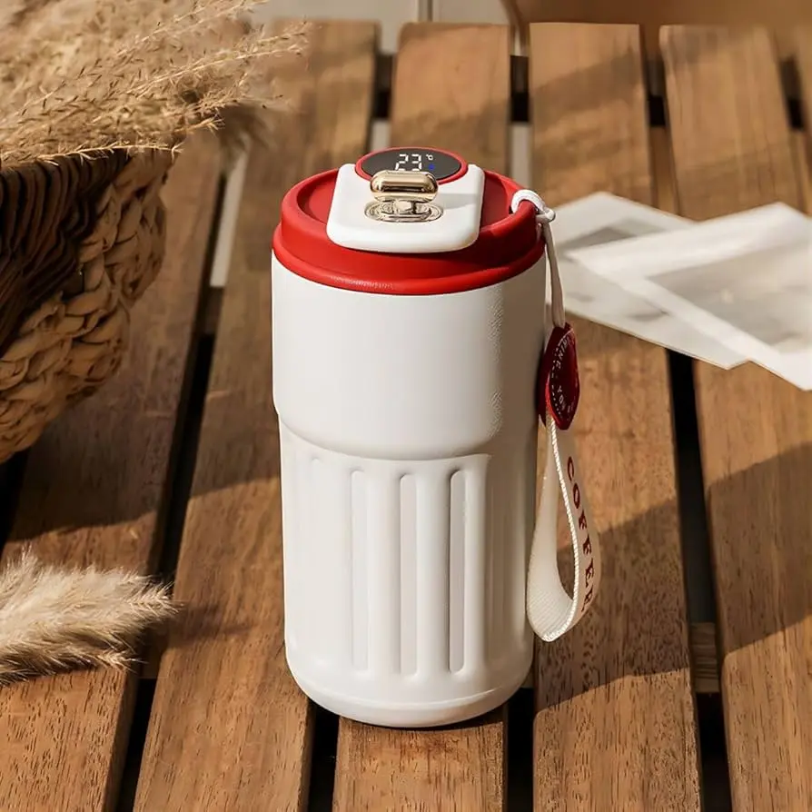 Stainless steel 304 Mug with temperature display 300ml