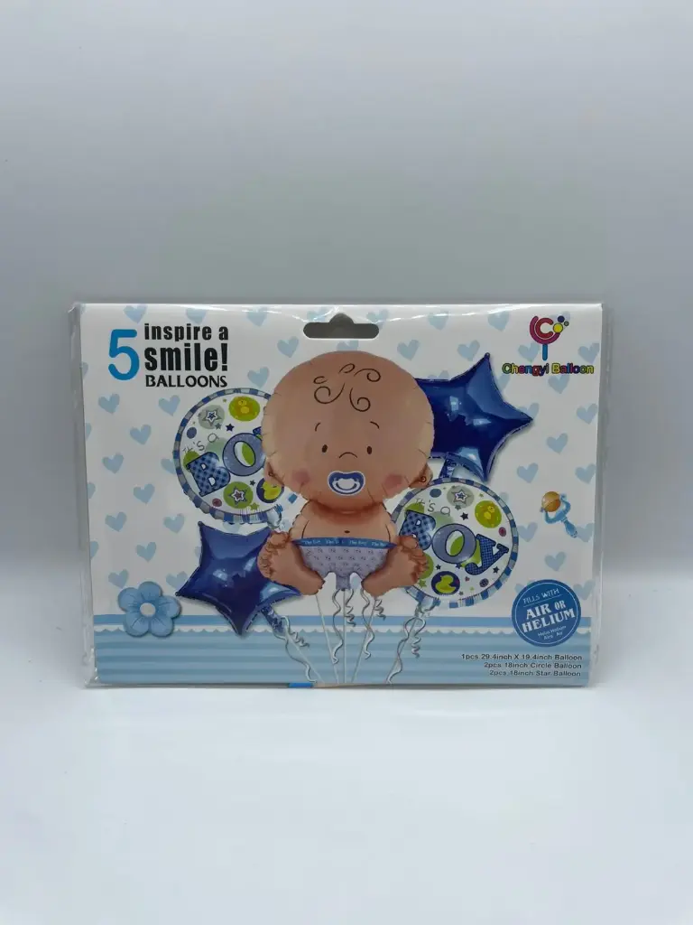 Baby set 5 foil balloons