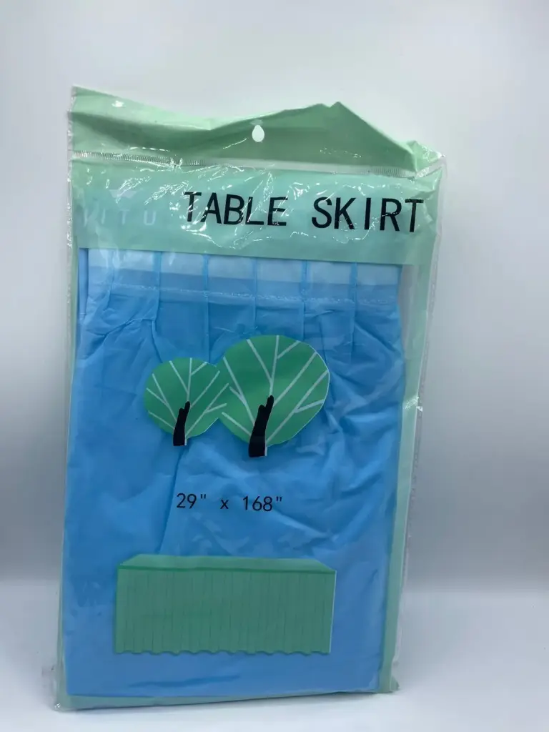 Table skirt 4 meter *70cm  (Blue)