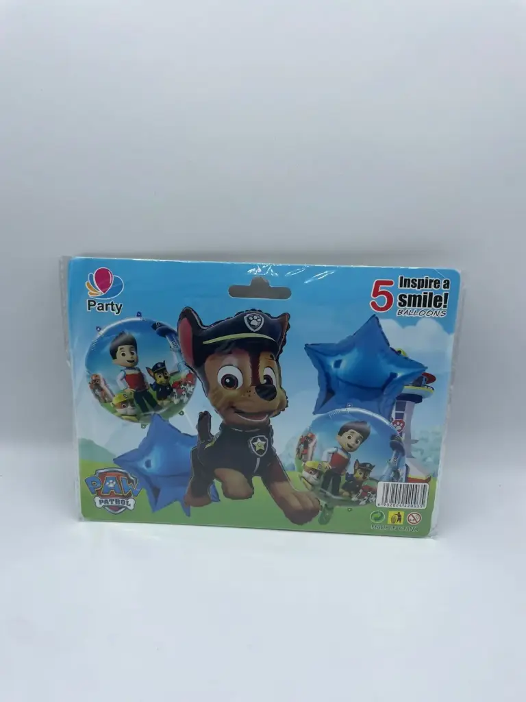 Paw patrol items (set foil balloons)