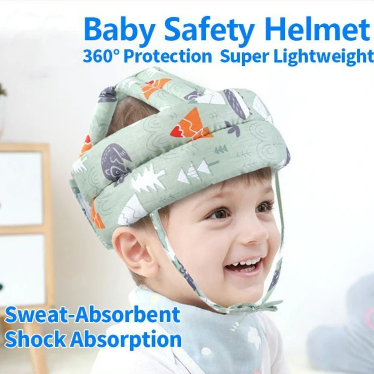 Baby safety head protection 360 degree  (Green)