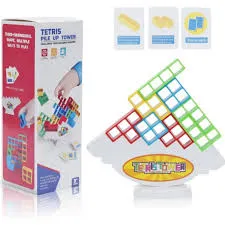 Tetris Pile Up Tower Challenge Your Balance Mastery Ages 3+ Balance Brain Game