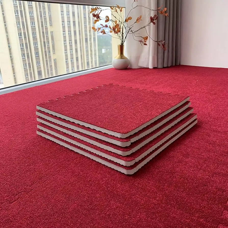 Carpet puzzle for kids room 60*60cm thickness 1cm pack of 4 pieces