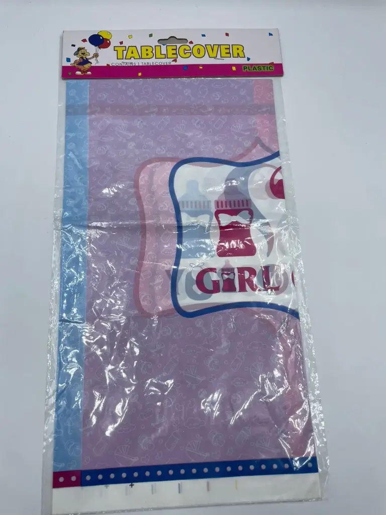 Gender reveal table cover 180*110cm