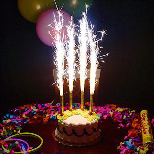 Sparkles candles *6 pieces 15 cm each 20 seconds