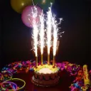 Sparkles candles *6 pieces 10cm