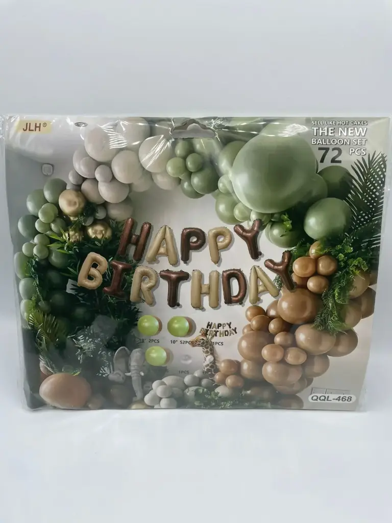 Balloons for Birthday Party - Balloons Garland Arch Kit for Party, Happy Birthday balloons and Different Sizes Balloon Decorations, Birthday Party Decorations