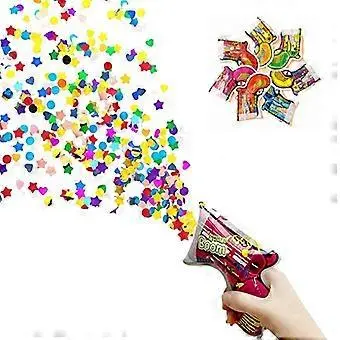 Confetti Gun Party Popper, Birthday Decorations and Accessories 