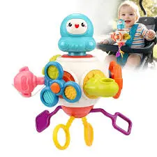Montessori Educational Toys For Toddlers, 8 in 1 Activity Space Busy Cube Toys Sensory Fidget Toys For Children's, Motor Skills Early Development Toys For Boys and Girls, Gifts for 6-18 Months Baby Boys Girls
