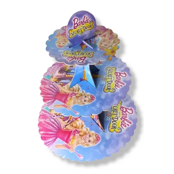 Barbie 3 Levels cupcake stand