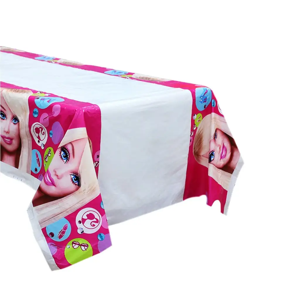Barbie table cover 110*180cm