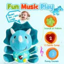 Plush Musical Toys for 6 to 12 Months Baby, Stuffed Animal Light up Baby Toys with Fun Sounds