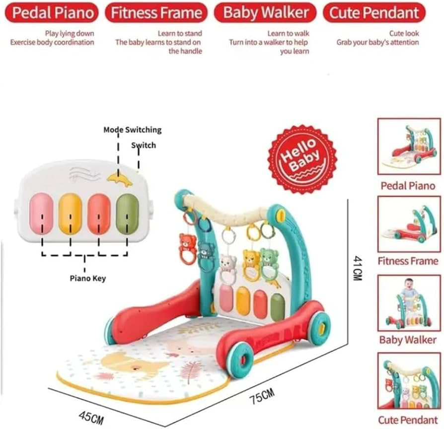 Baby play mat and walker