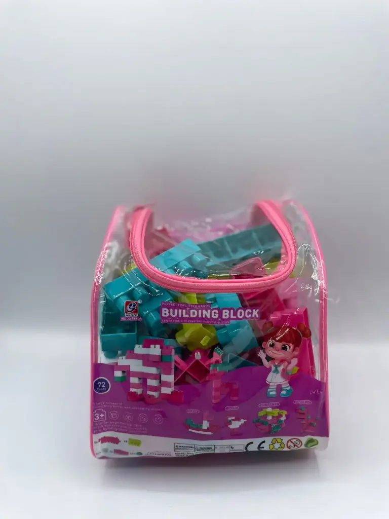 Bag of building blocks 72 pieces