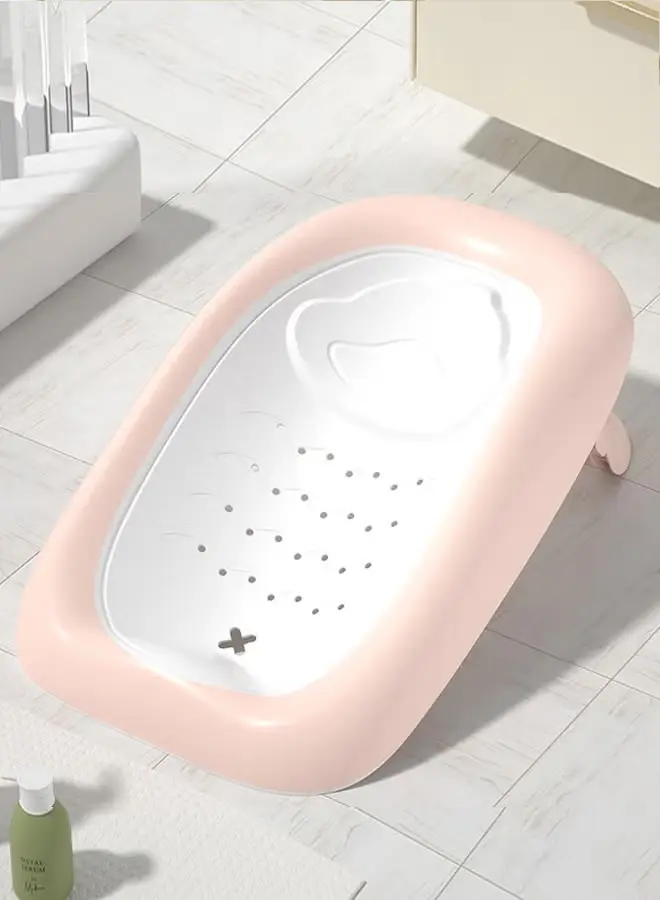 Bath seat adjustable. (Pink)
