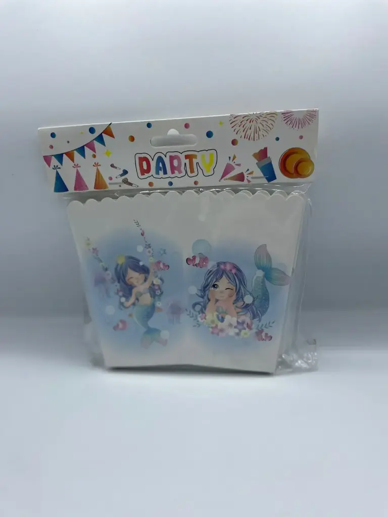 Mermaid popcorn boxes *10 pcs