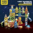 Light magnetic Blocks 105 pieces