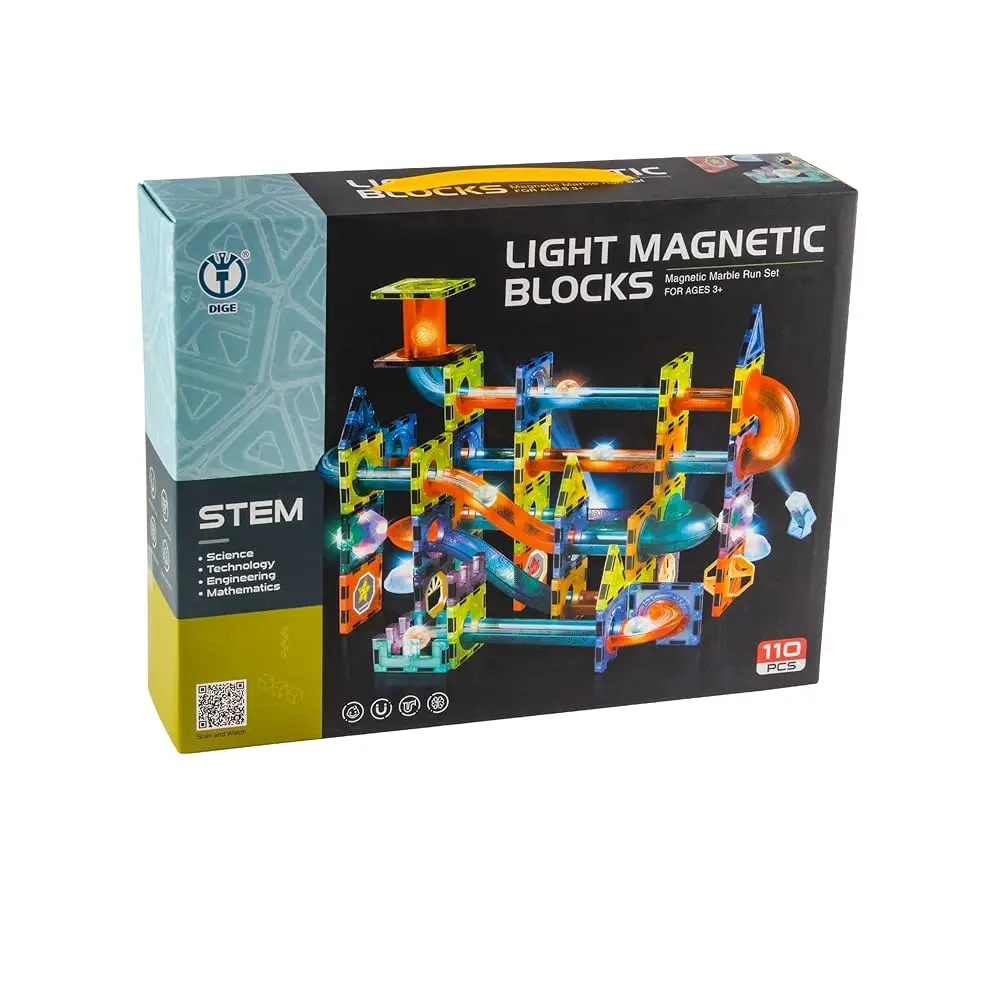 Light Magnetic Blocks 110 pieces