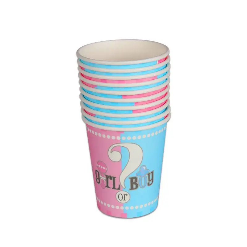 Gender reveal 10 cups