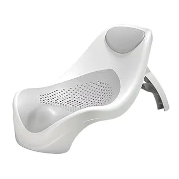 Bath Support Bath Rack Bath Tub Lying Support for 0-6 Months Newborn Gray