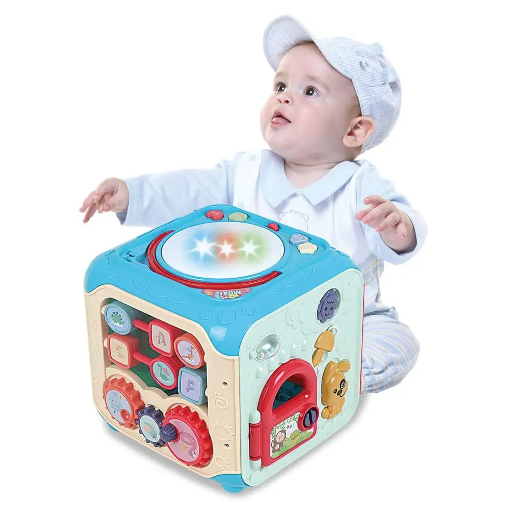 Sobebear Baby Wisdom big Cube, an educational activity toy for babies and toddlers. 