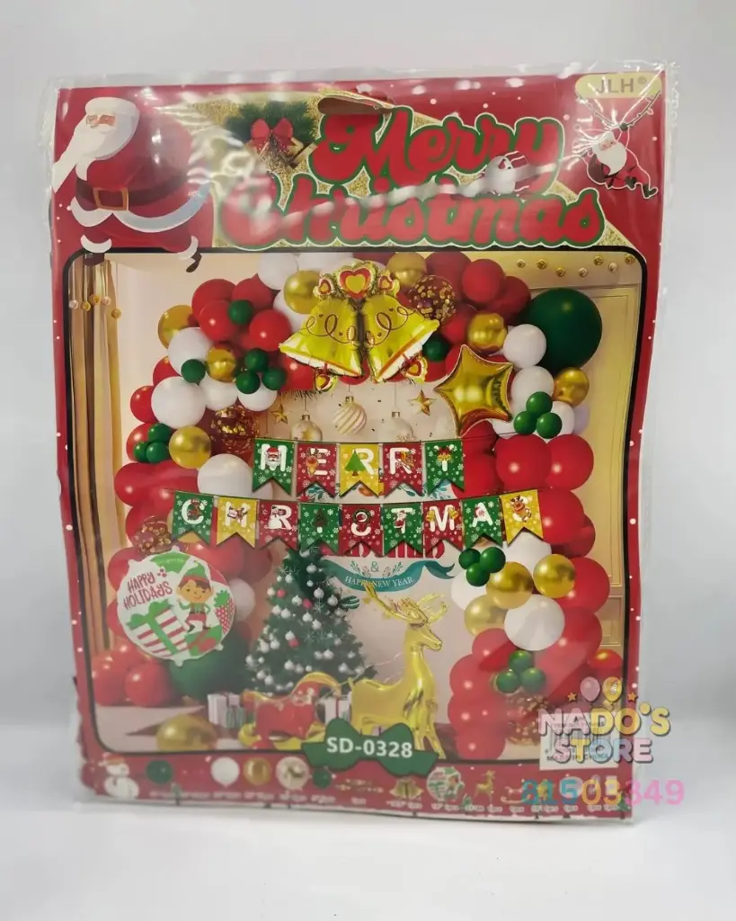 Christmas balloons decoration kit