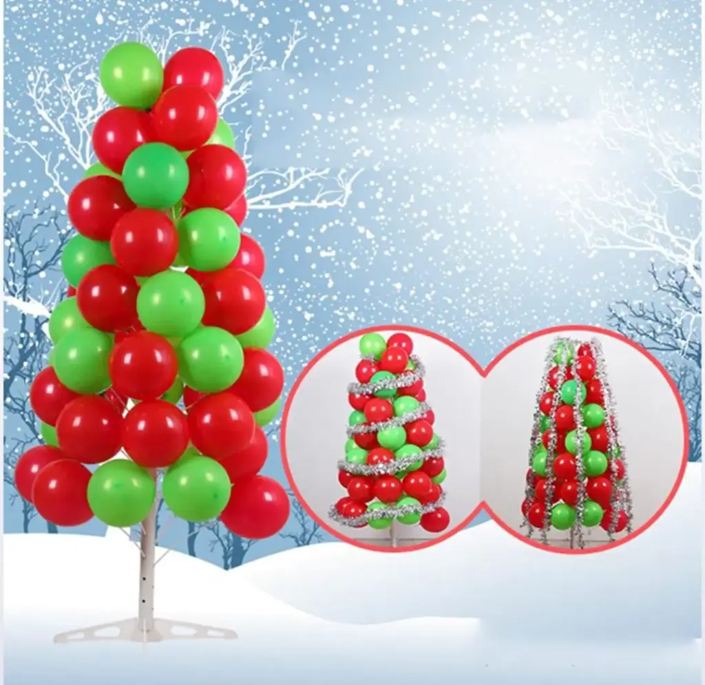Reusable Balloon Tree Display Stand with Detachable Base Balloons Tower Balloons Holder Stand for Birthday, Wedding, Anniversary Party, Event, Holiday Decoration