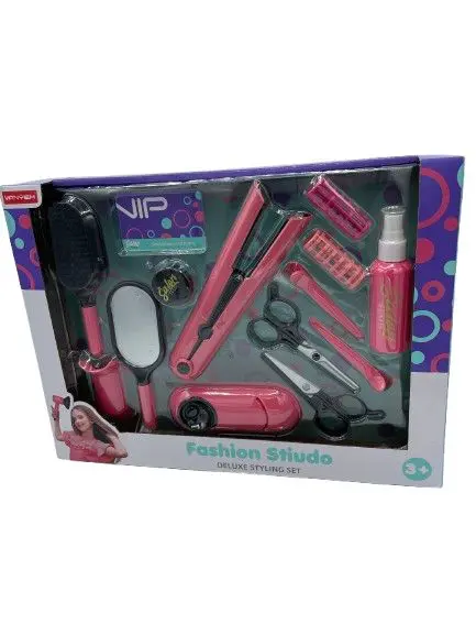 Hair Salon Toy Kit, realistic pretend play experience