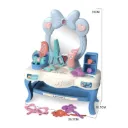 Cosmetic table set with accessories 19 pcs