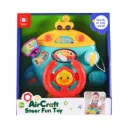 Air craft steering wheel fun toy