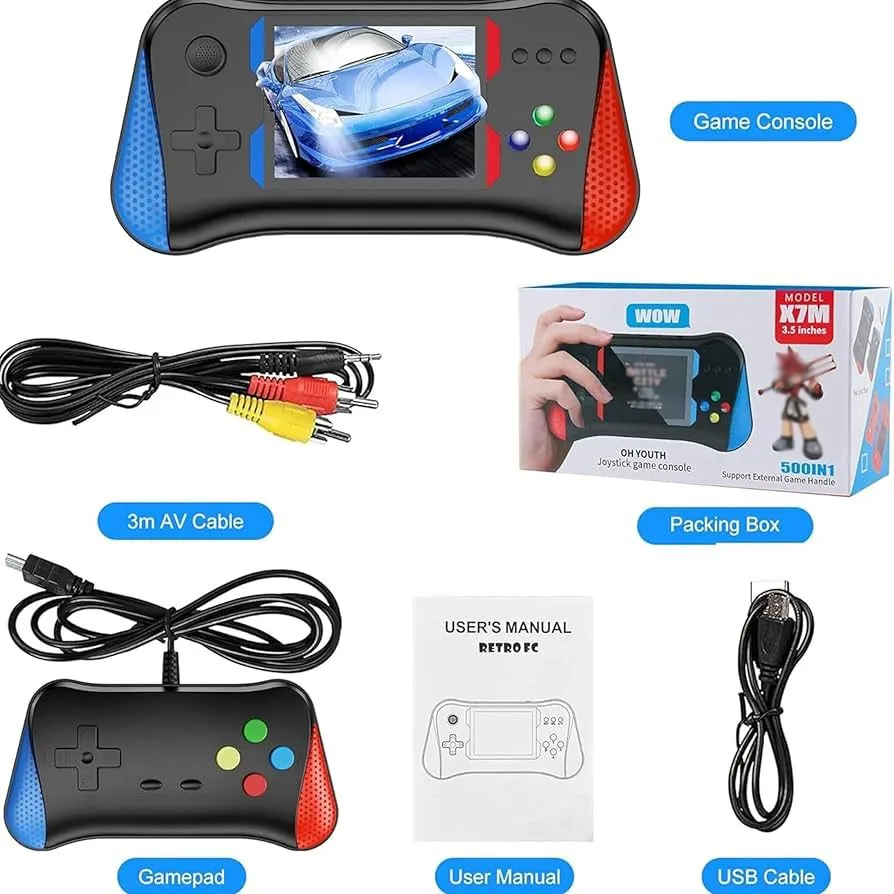 SGM-X7M retro handheld game console.  