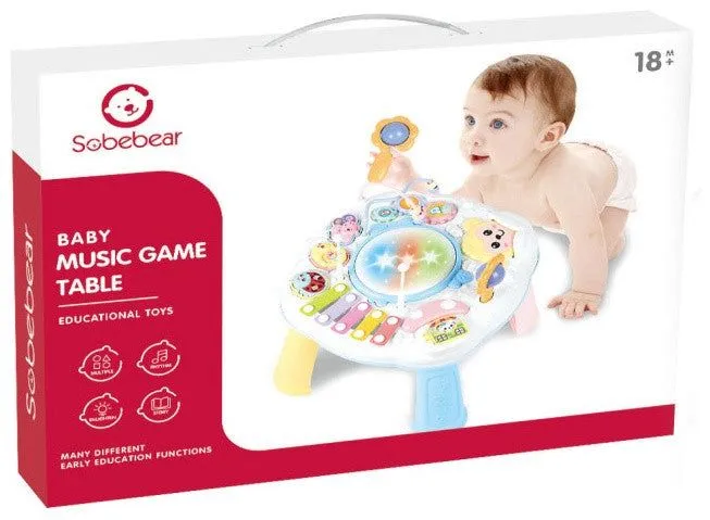  Sobebear Baby Music Game Table, an educational toy activity center. 