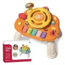 Musical steering wheel baby learning toy. 