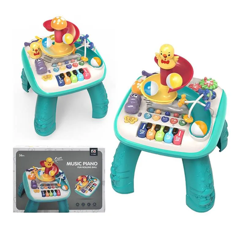 Music Piano Fun Rolling Ball activity table toy. 