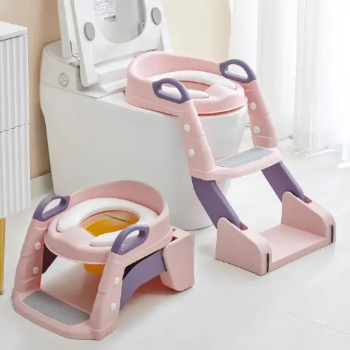 3 in 1 Baby Potty soft Seat With Ladder for Kids 