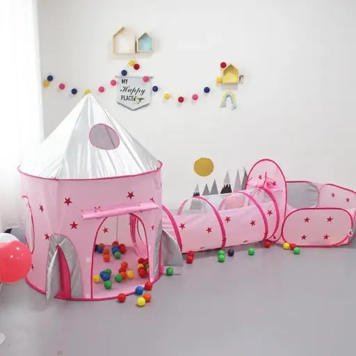 tent with tunnel