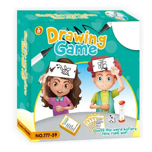 Drawing game Guess the word before time runs out