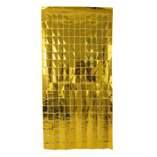 Square foil curtain