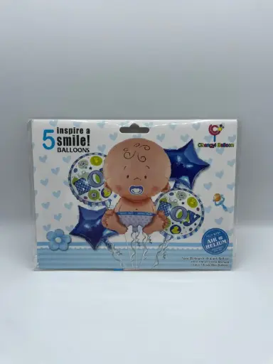 Baby set 5 foil balloons