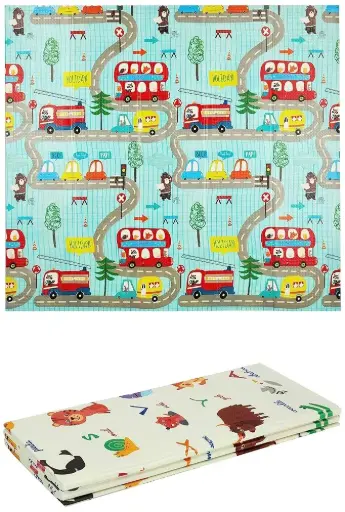 Foldable Waterproof Baby Play Mat for Crawling